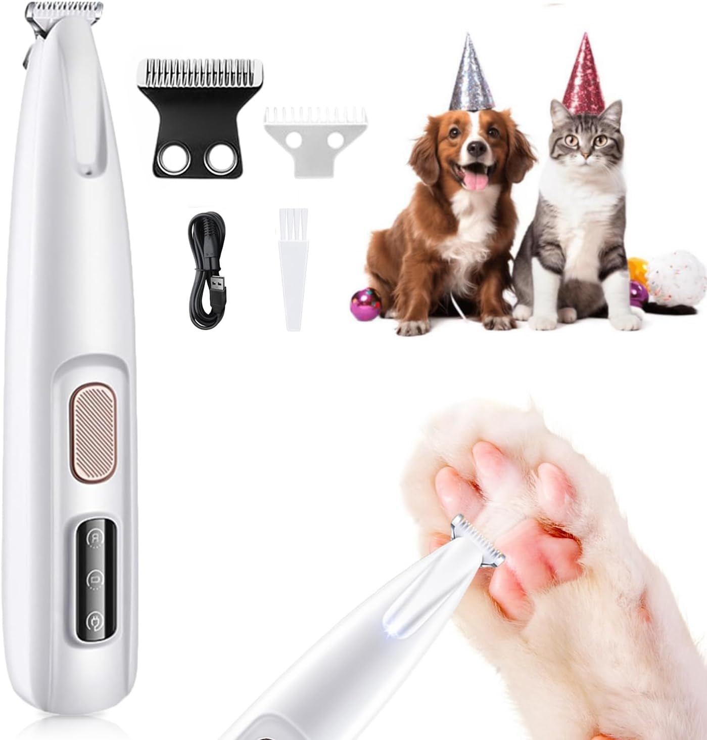 Amazon.co.jp: ペット用バリカン Figifidia 犬用バリカン足裏 肉球 猫